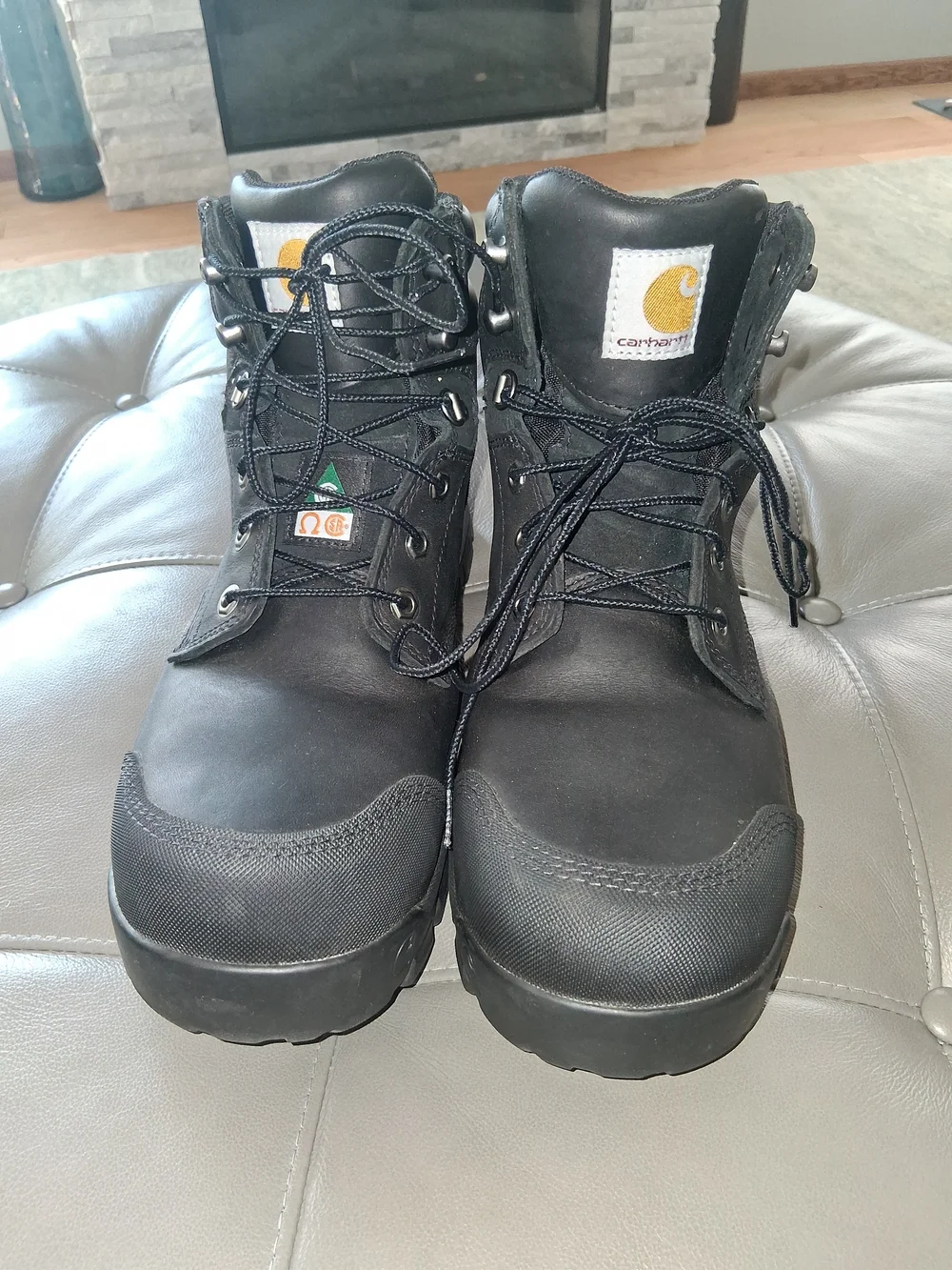 Carhartt Men's Black Rugged Work Boots